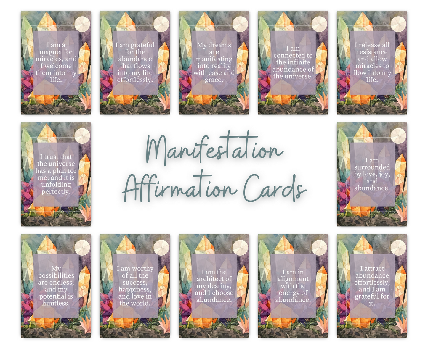 Manifestation Affirmation Cards