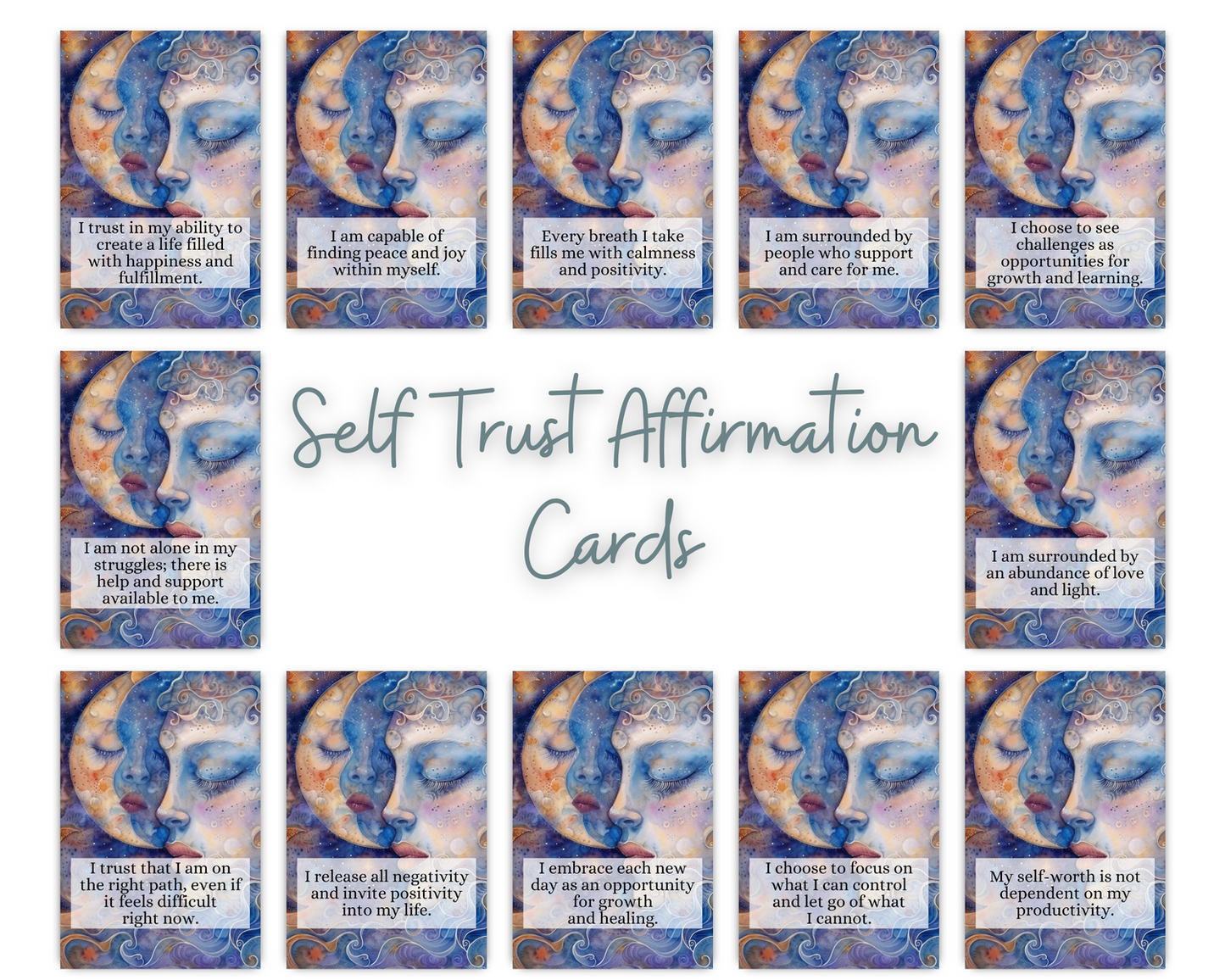 Self-Trust Affirmation Cards