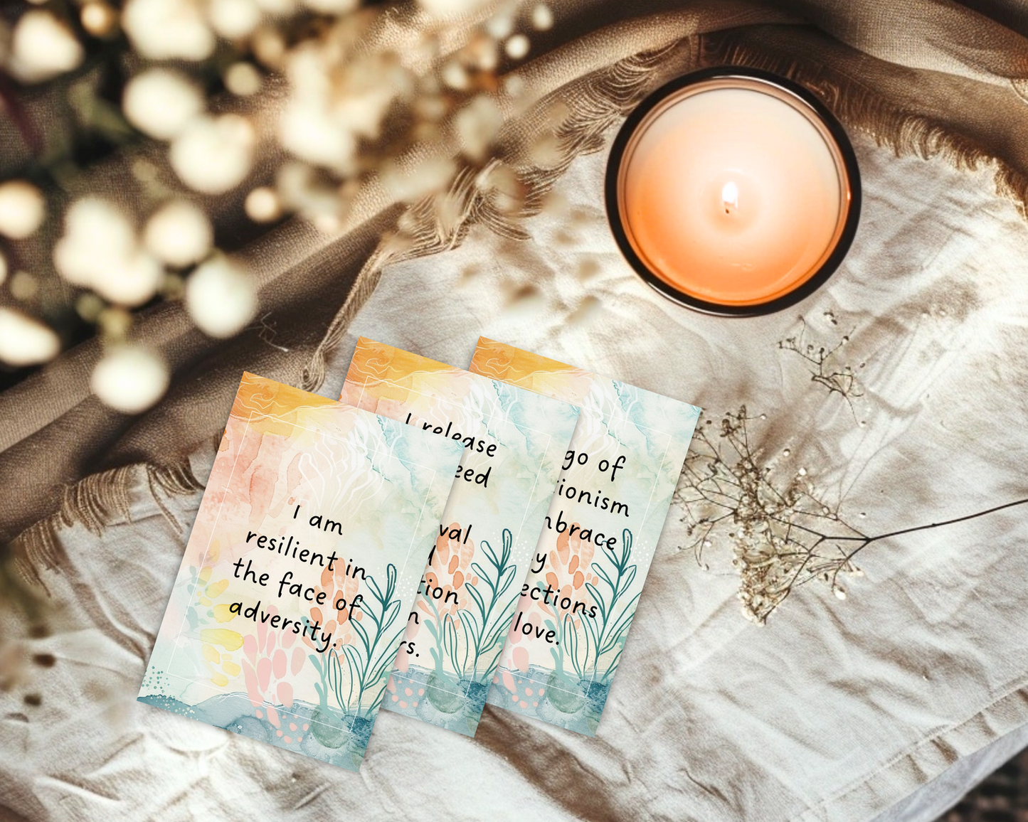 Anxiety Relief Affirmation Cards