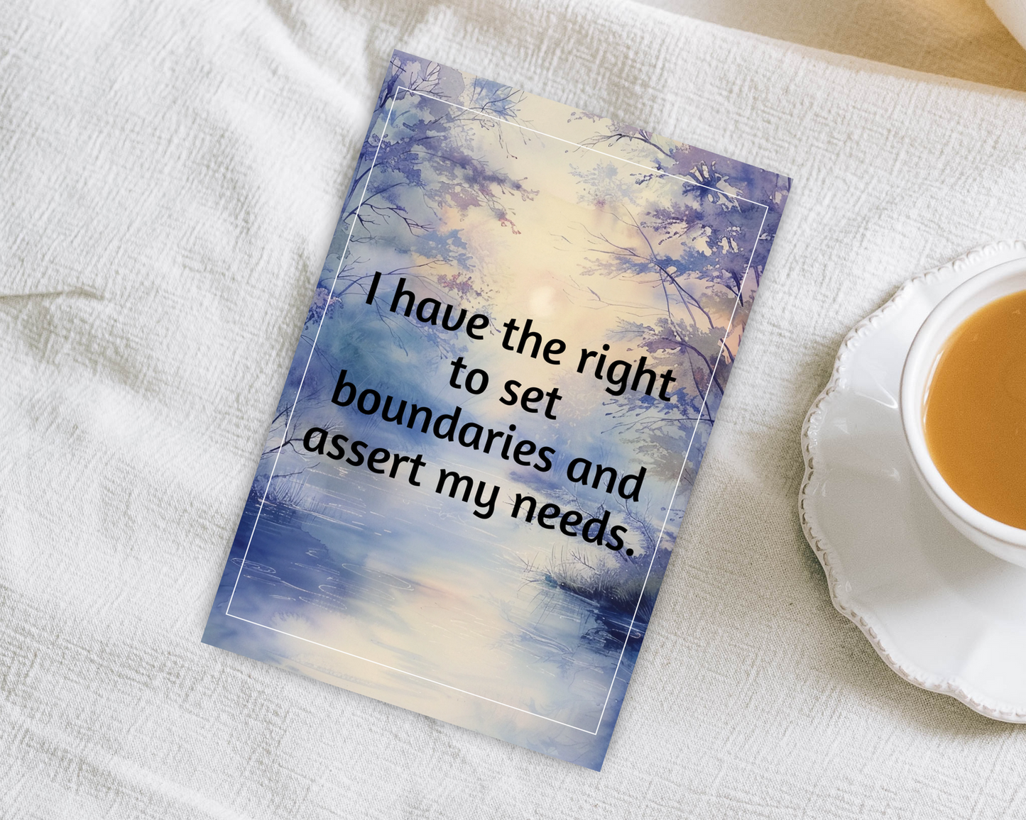 Setting Boundaries Affirmation Cards