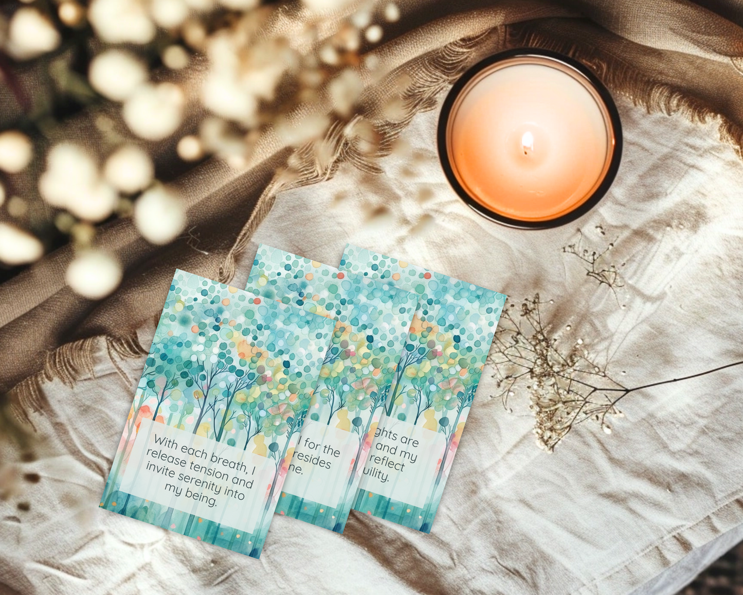 Inner Peace Affirmation Cards
