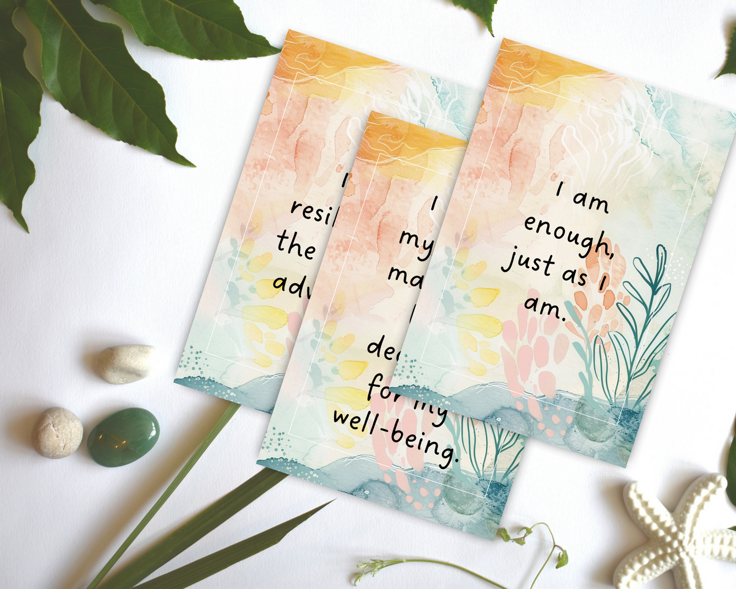 Anxiety Relief Affirmation Cards