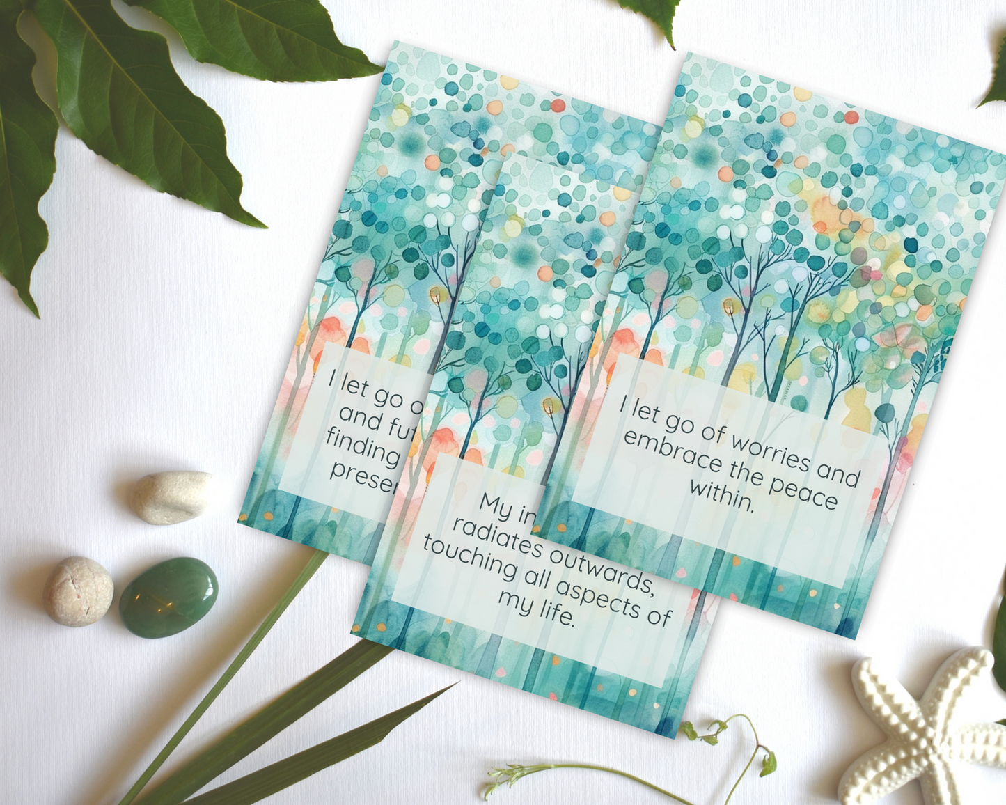 Inner Peace Affirmation Cards