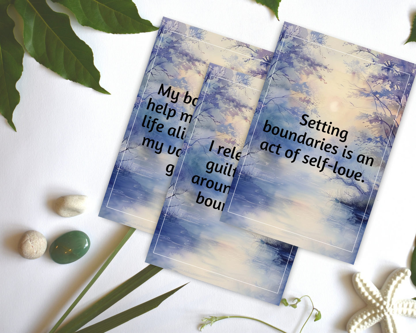 Setting Boundaries Affirmation Cards