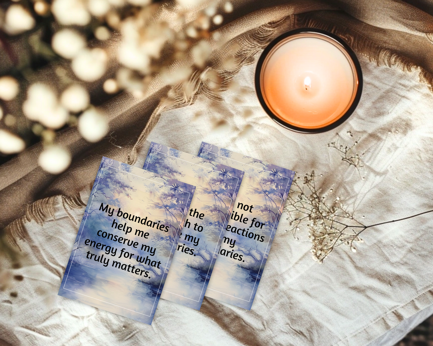 Setting Boundaries Affirmation Cards